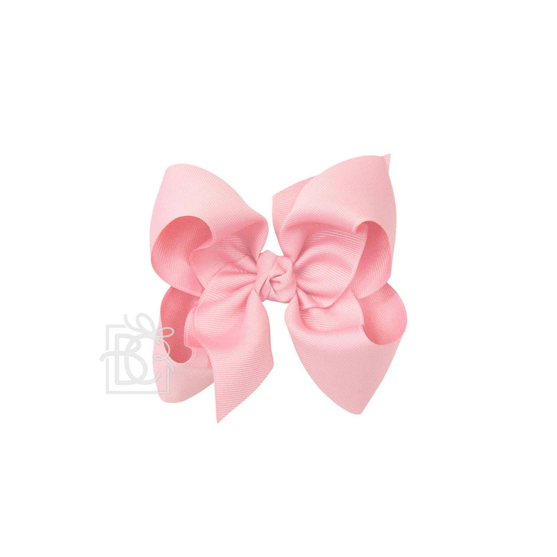 5.5&quot; Hairbow on Alligator Clip: Pink