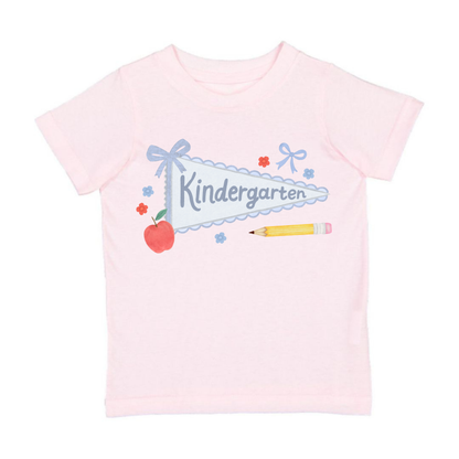 Kindergarten Pennant Short Sleeve T-Shirt