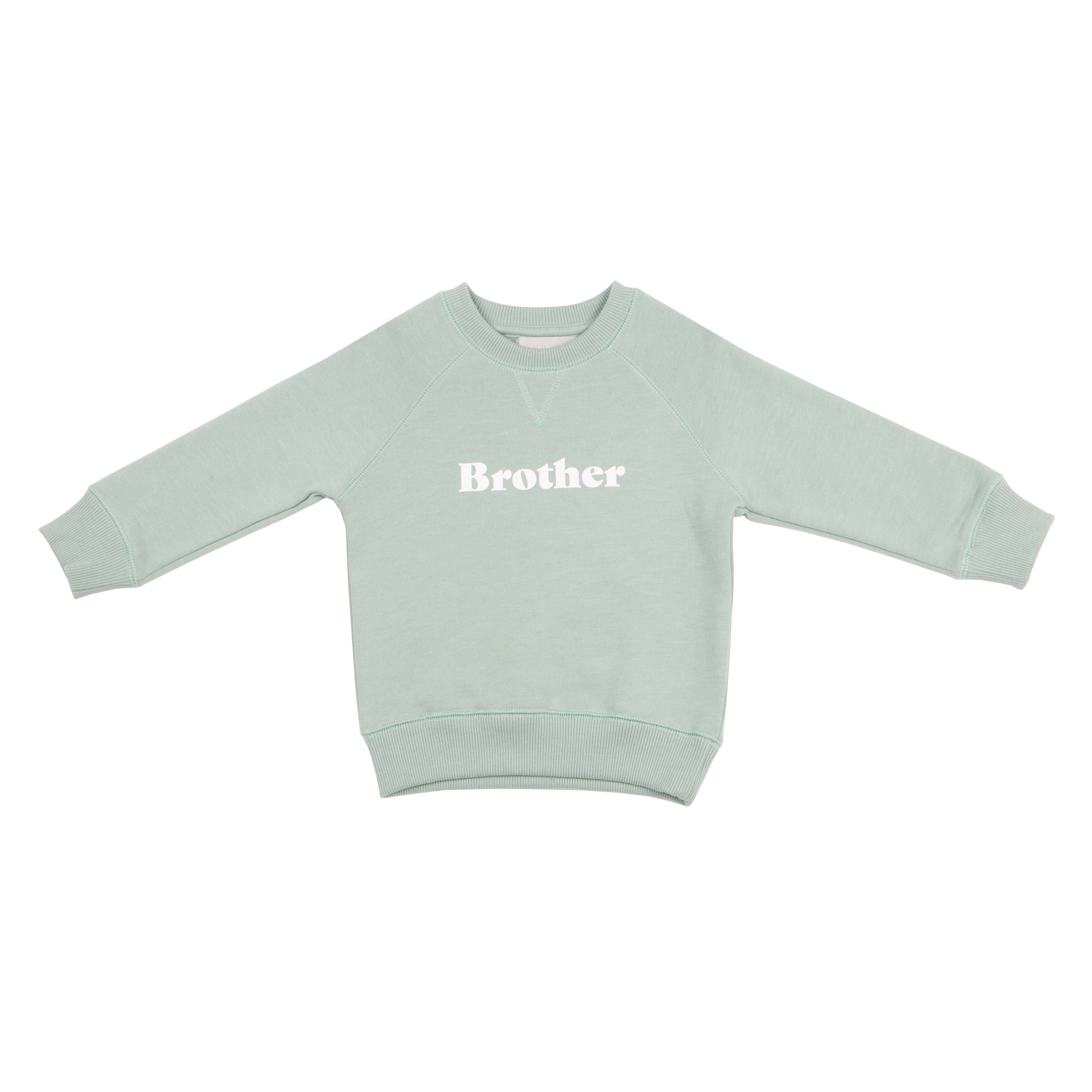 &quot;Brother&quot; Sweatshirt: Sage