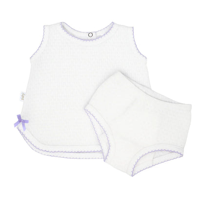 Paty Sleeveless Diaper Set