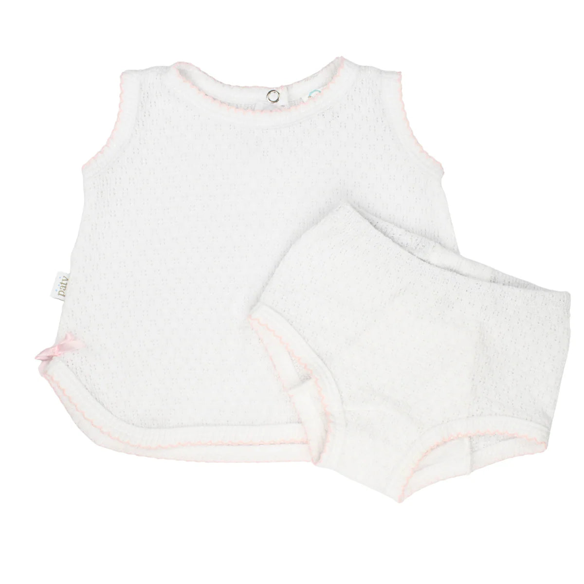 Paty Sleeveless Diaper Set