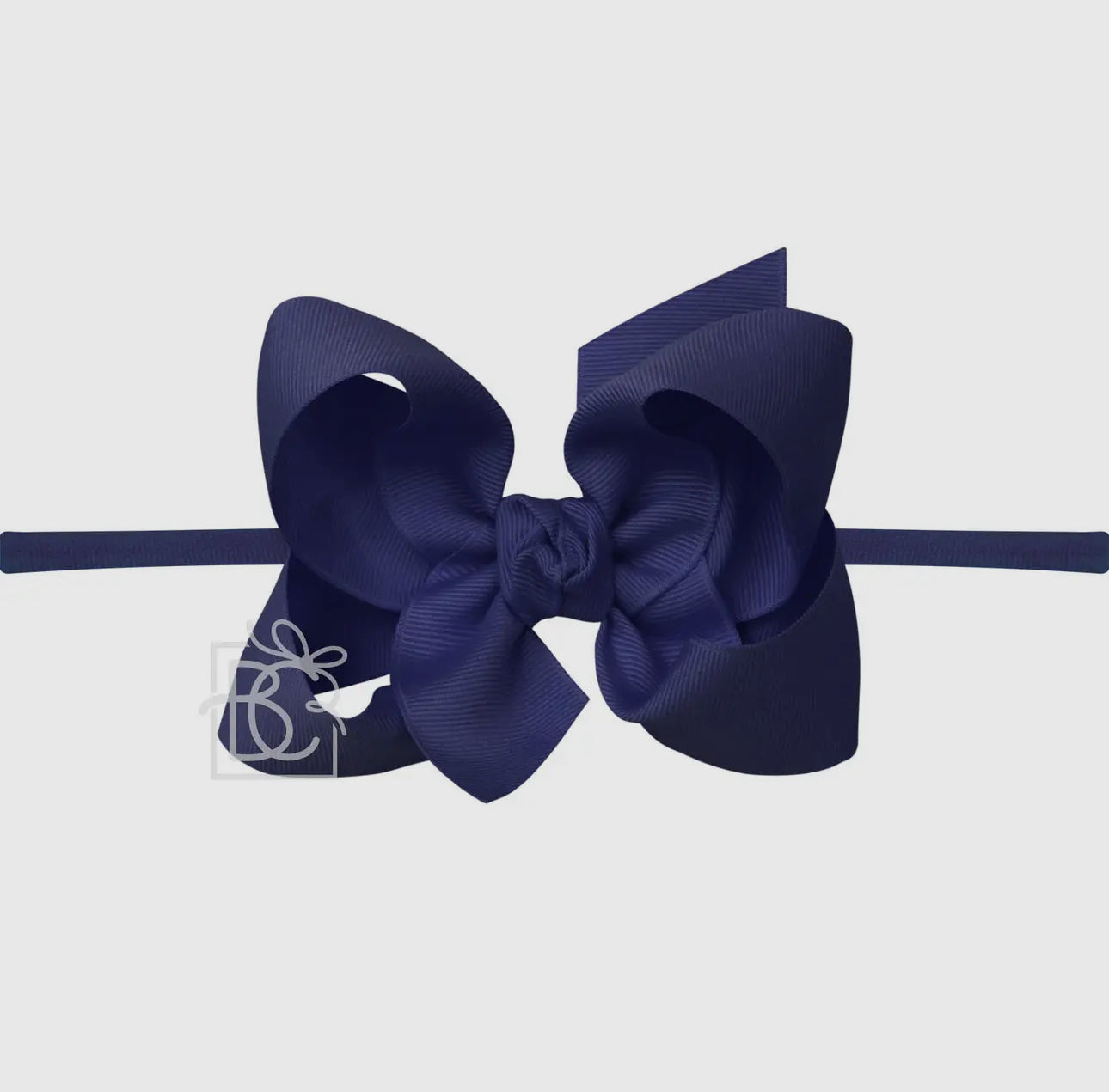 3.5&quot; Infant Headband Hairbow: Royal Blue