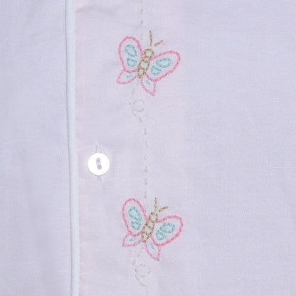 Blanche Diaper Set: Butterflies