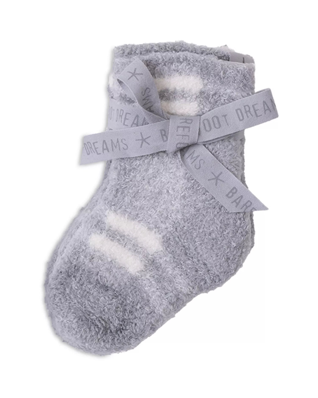 CozyChic Baby Plaid Sock Set: Moonbeam/Cream