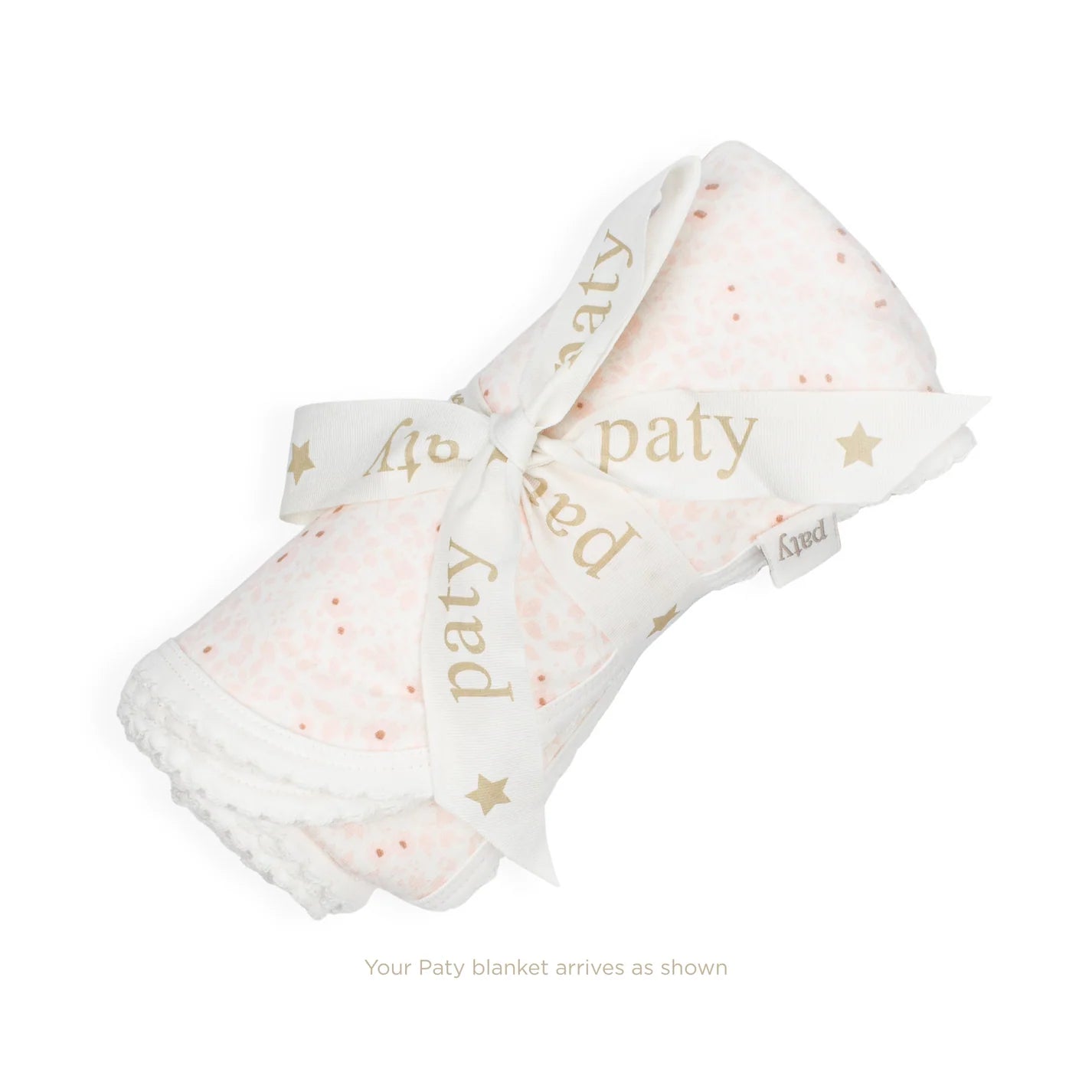 Pointelle Knit Swaddle Blanket: Emmy Floral Print
