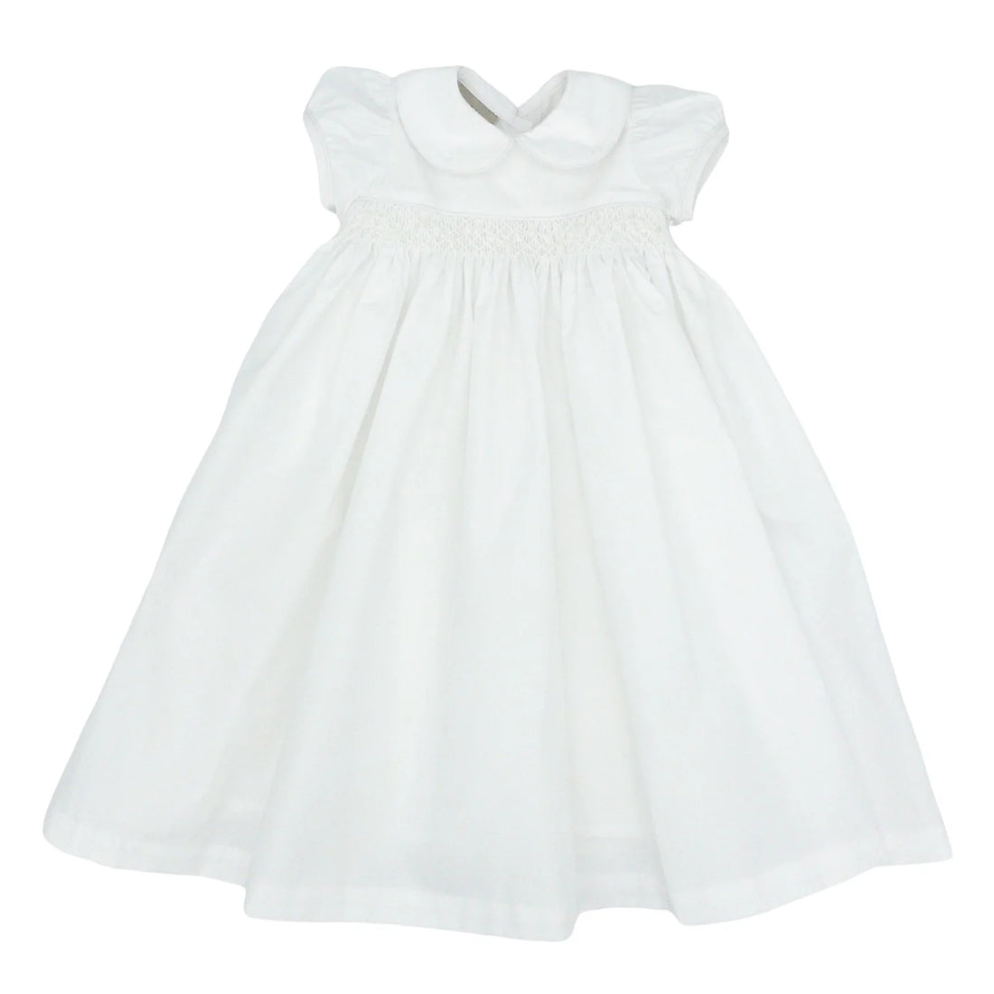 White Smocked Christening Daygown