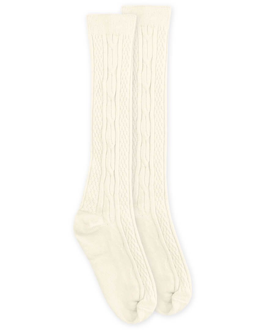 Jefferies Classic Cable Knit Knee High Socks