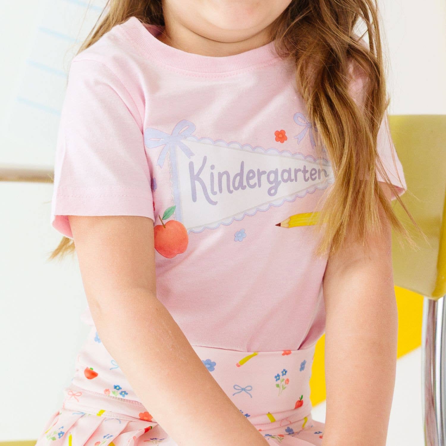 Kindergarten Pennant Short Sleeve T-Shirt