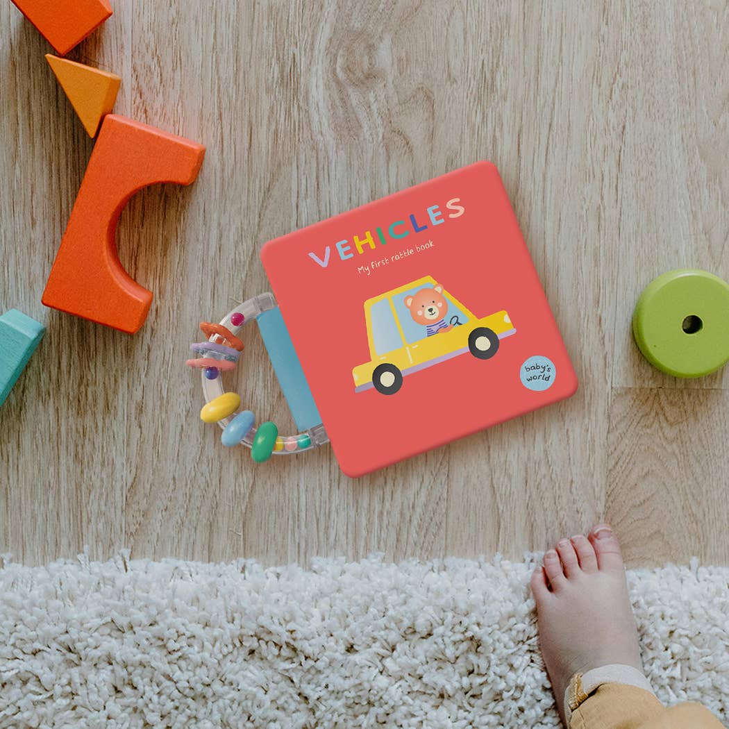 Vehicles: My First Rattle Board Book