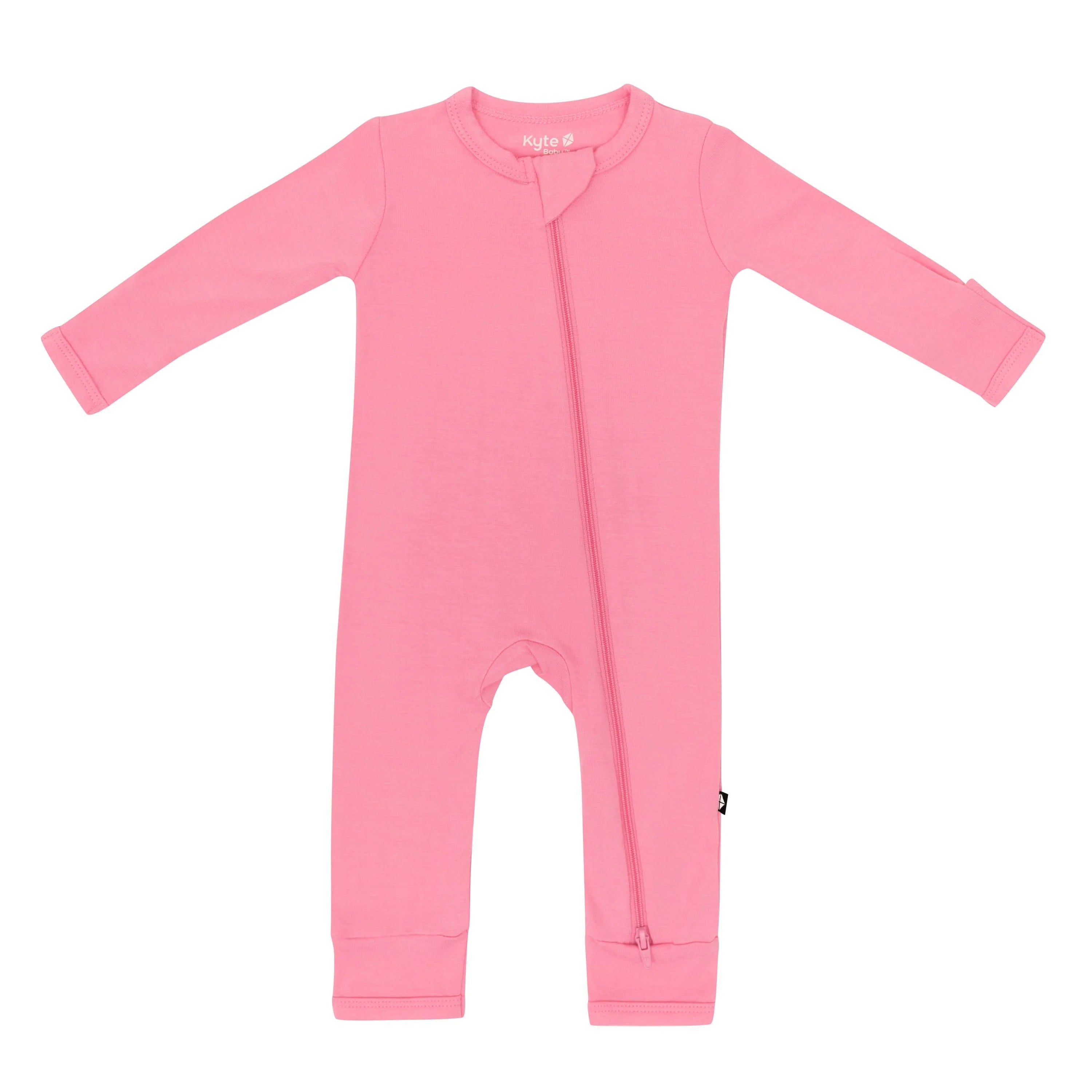 Kyte Baby Zippered Romper: Spring Solids