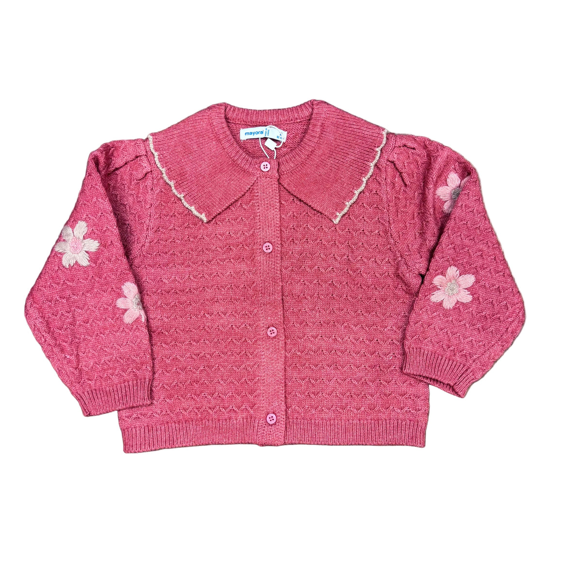 Floral Embroidered Cardigan