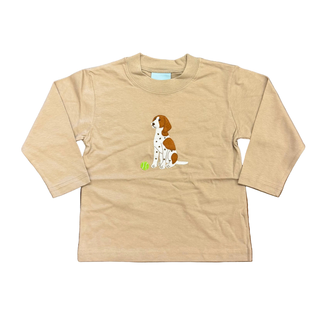 Sand LS T-Shirt with Dog/Tennis Ball Applique