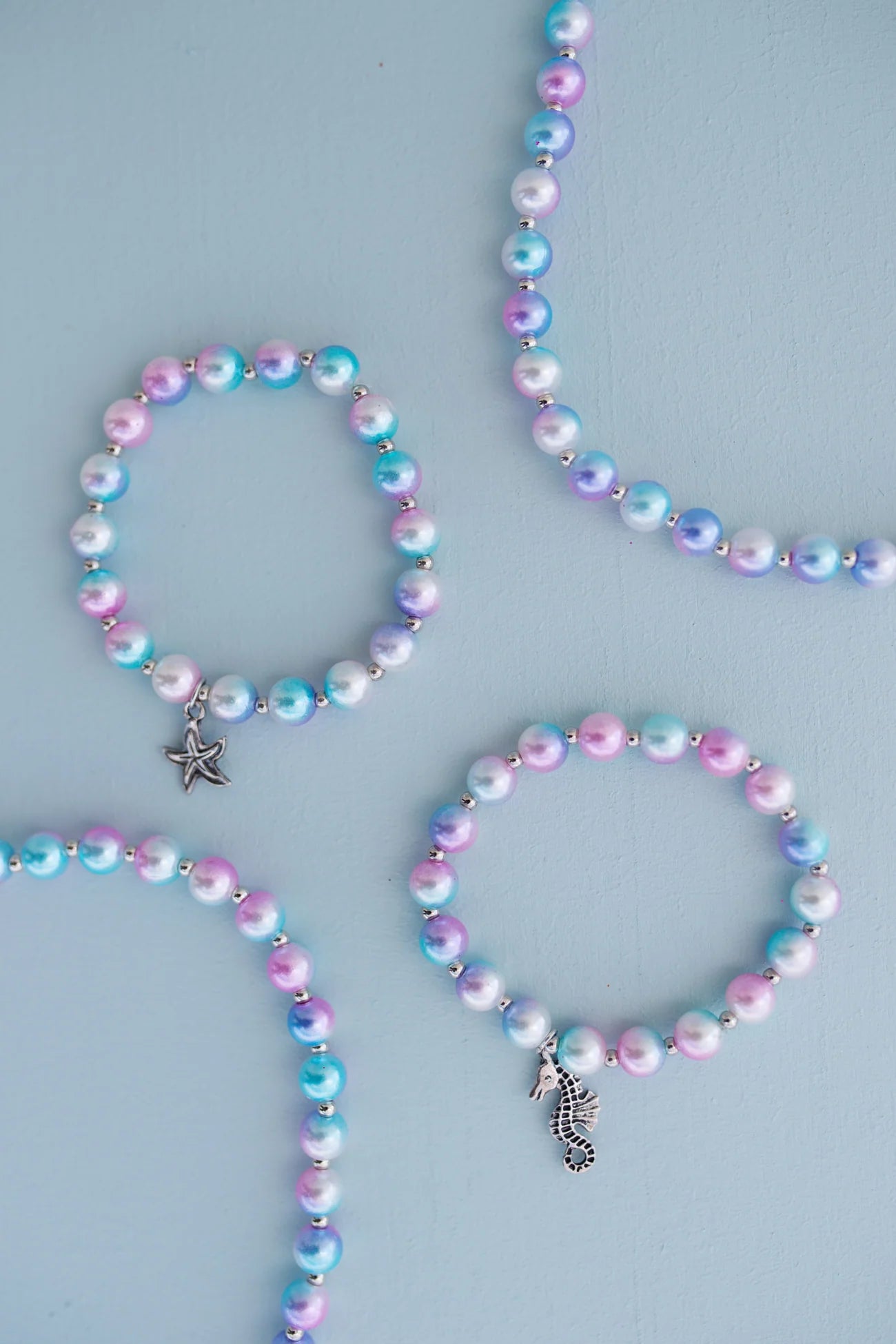 Mermaid Mist Bracelet Set, 2pc