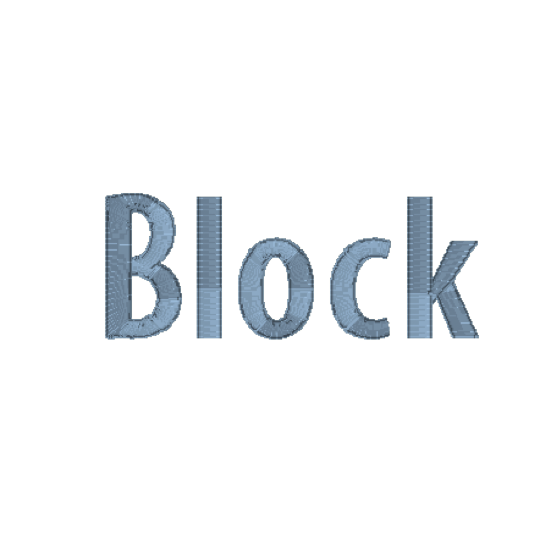 Block Font