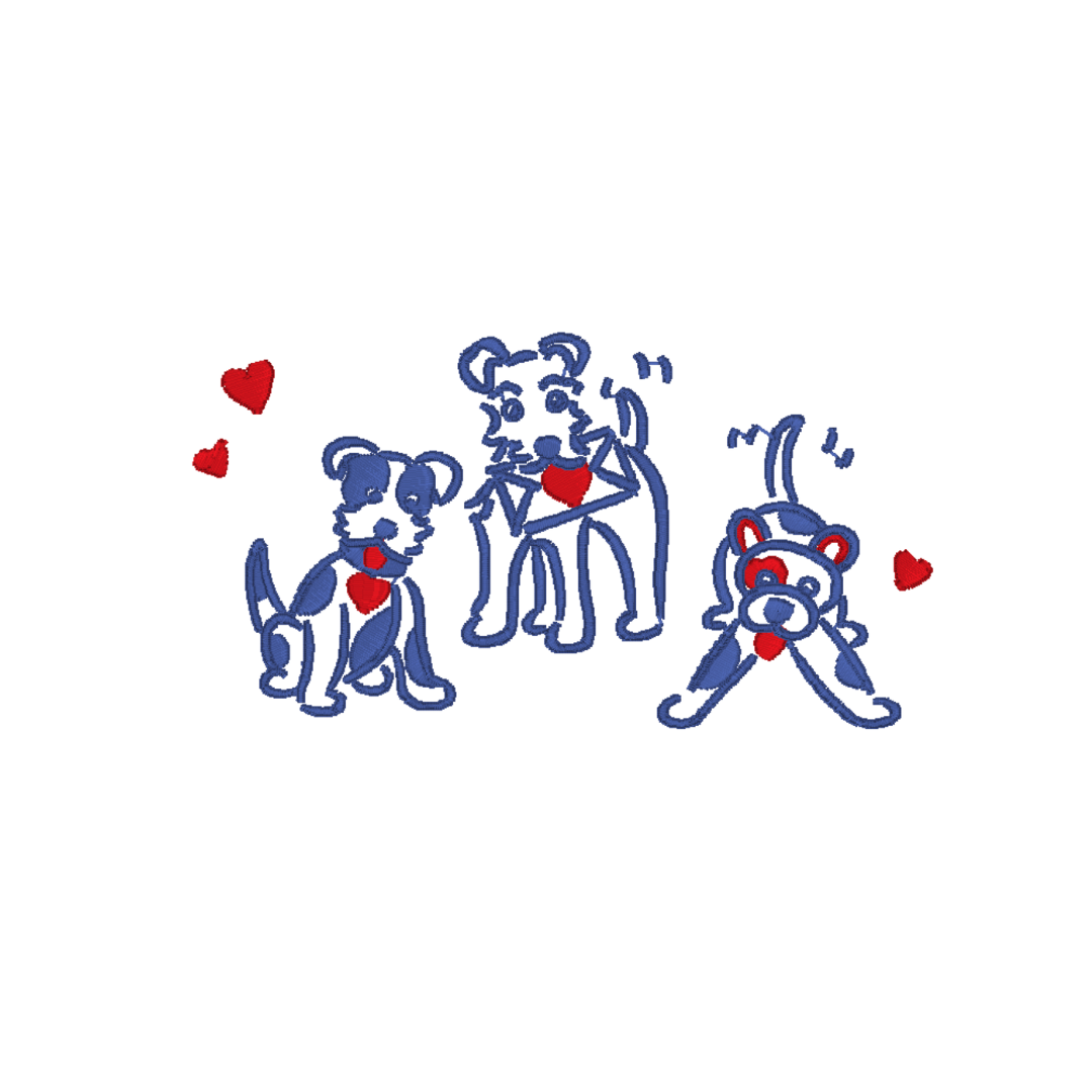 Love Pups Motif