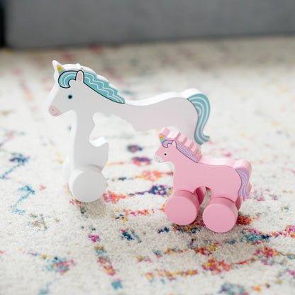 Unicorn Big &amp; Little Wooden Roller