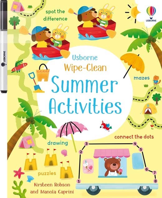 Wipe-Clean Summer Activities Book