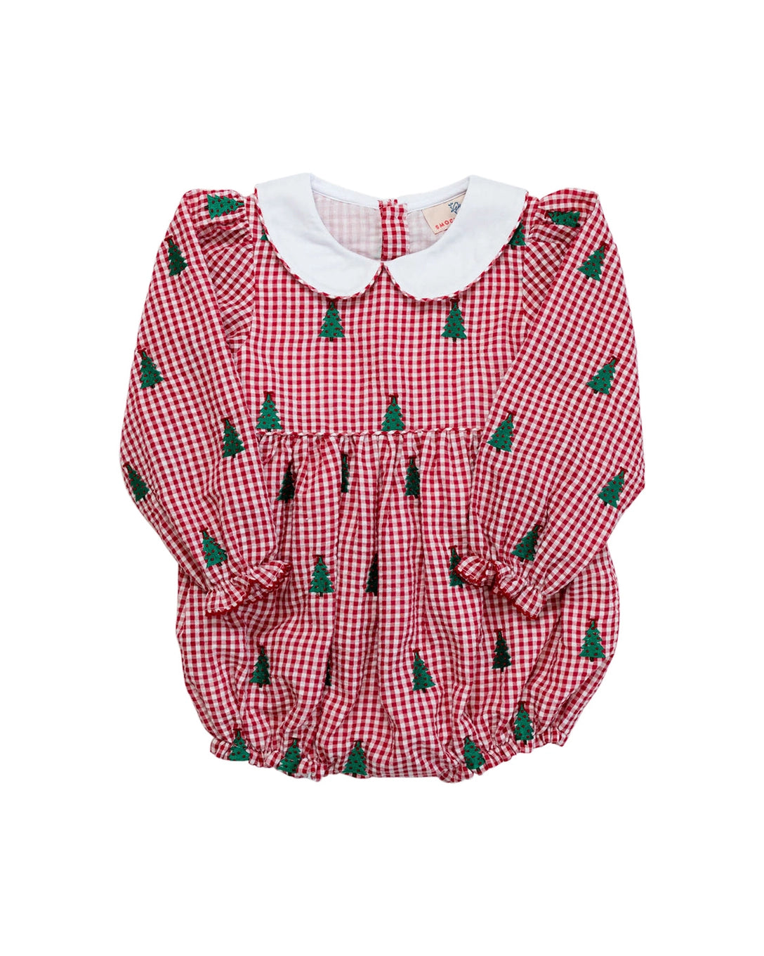 Christmas Trees Embroidered Bubble