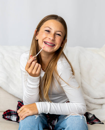 Rainbow Glitz Blush and Lip Shimmer Set: Seabreeze Spark