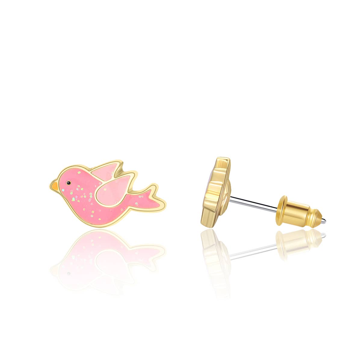 Twinkle Bird Cutie Stud Earrings