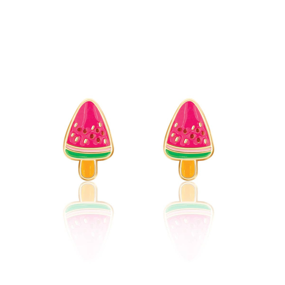 Melon Pop Cutie Stud Earrings