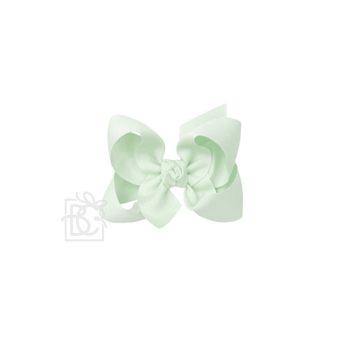 4.5&quot; Hairbow on Alligator Clip: Powder Mint