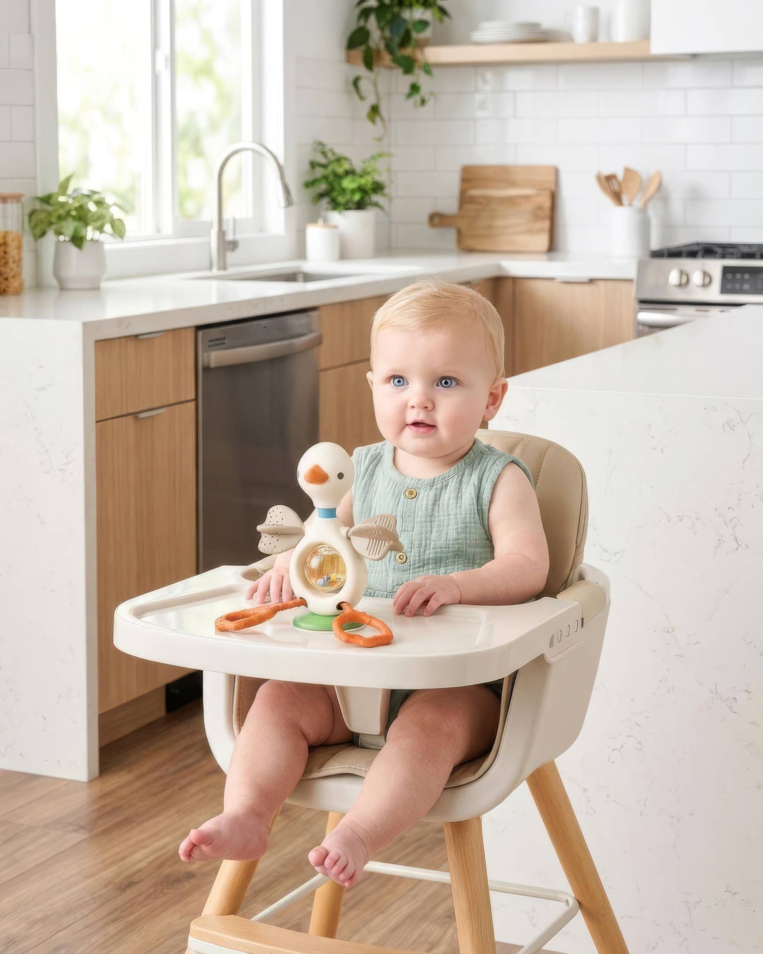 Itzy Twist &amp; Bop™ - High Chair Sensory Toy Goose