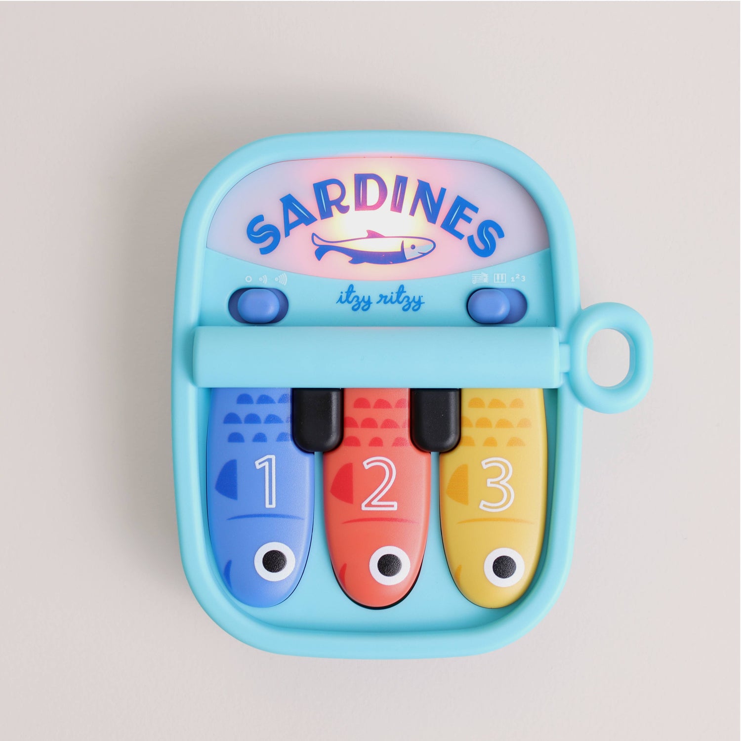 Bitzy Tunes™ Sardines Light-up Interactive Piano Toy