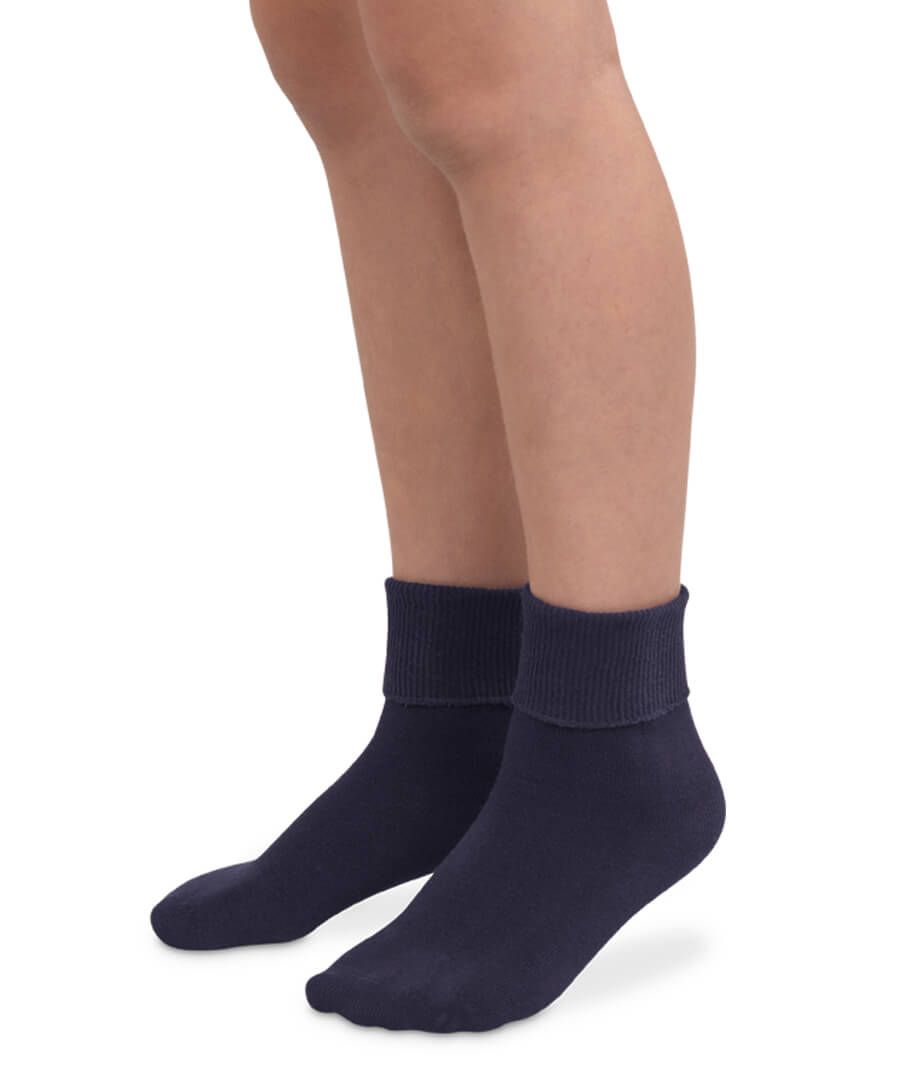 Jefferies Smooth Toe Turn Cuff Socks