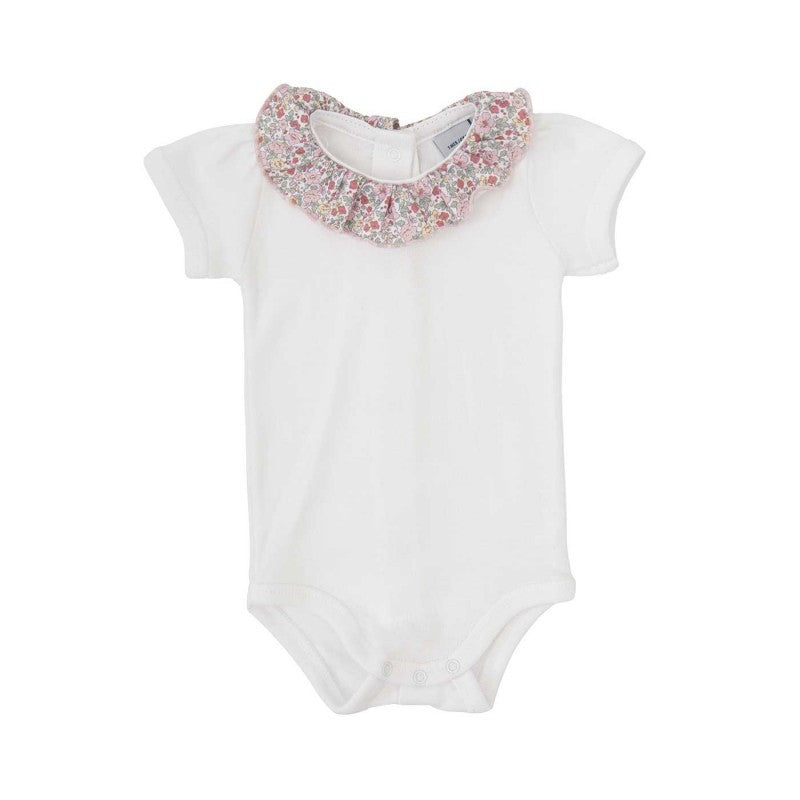 Gardenia Ruffle Collar Bodysuit