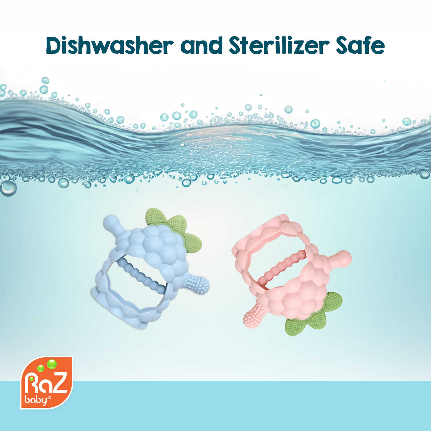 RaZberry Grip Teething Toy - Pink