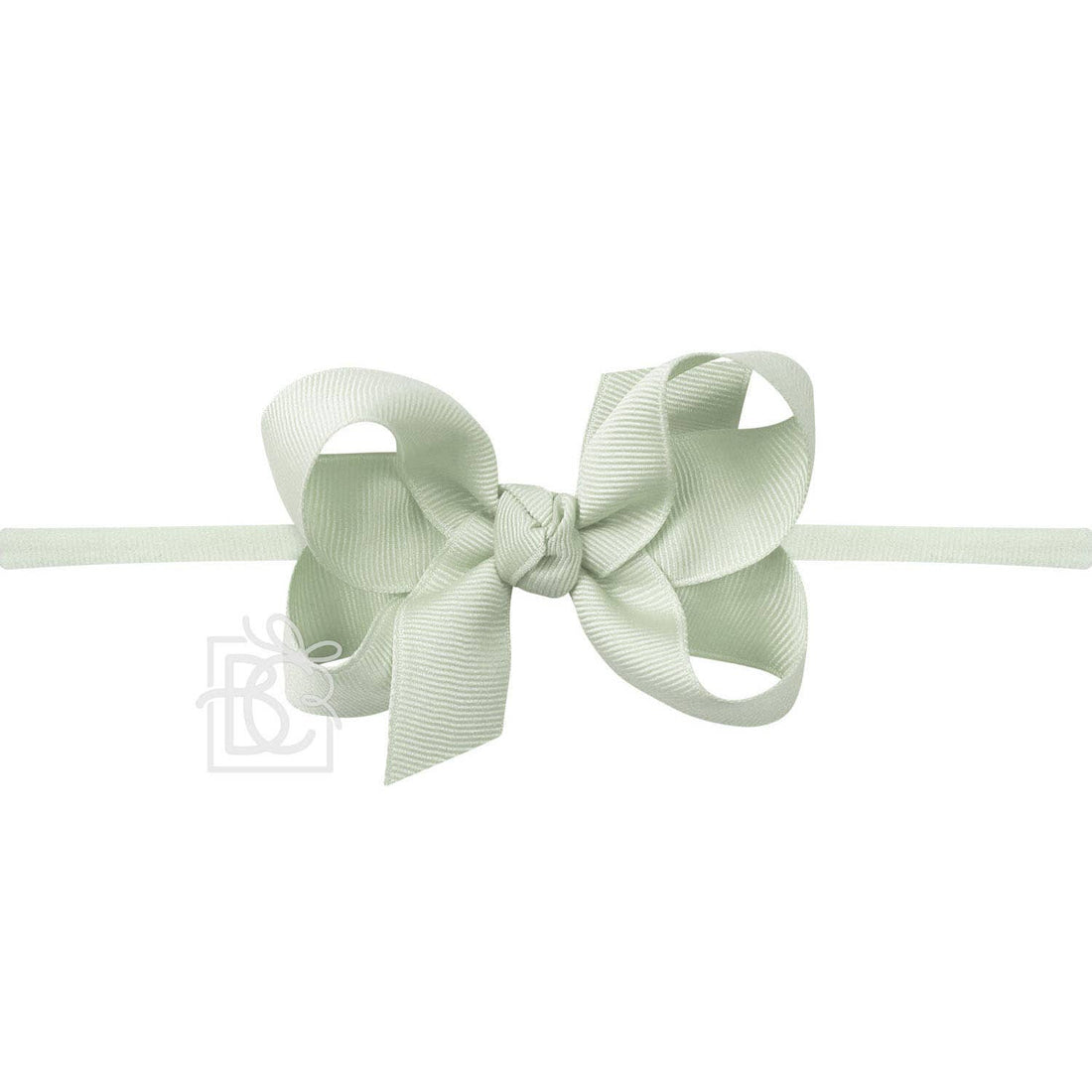 3.5&quot; Infant Headband Hairbow: Sage