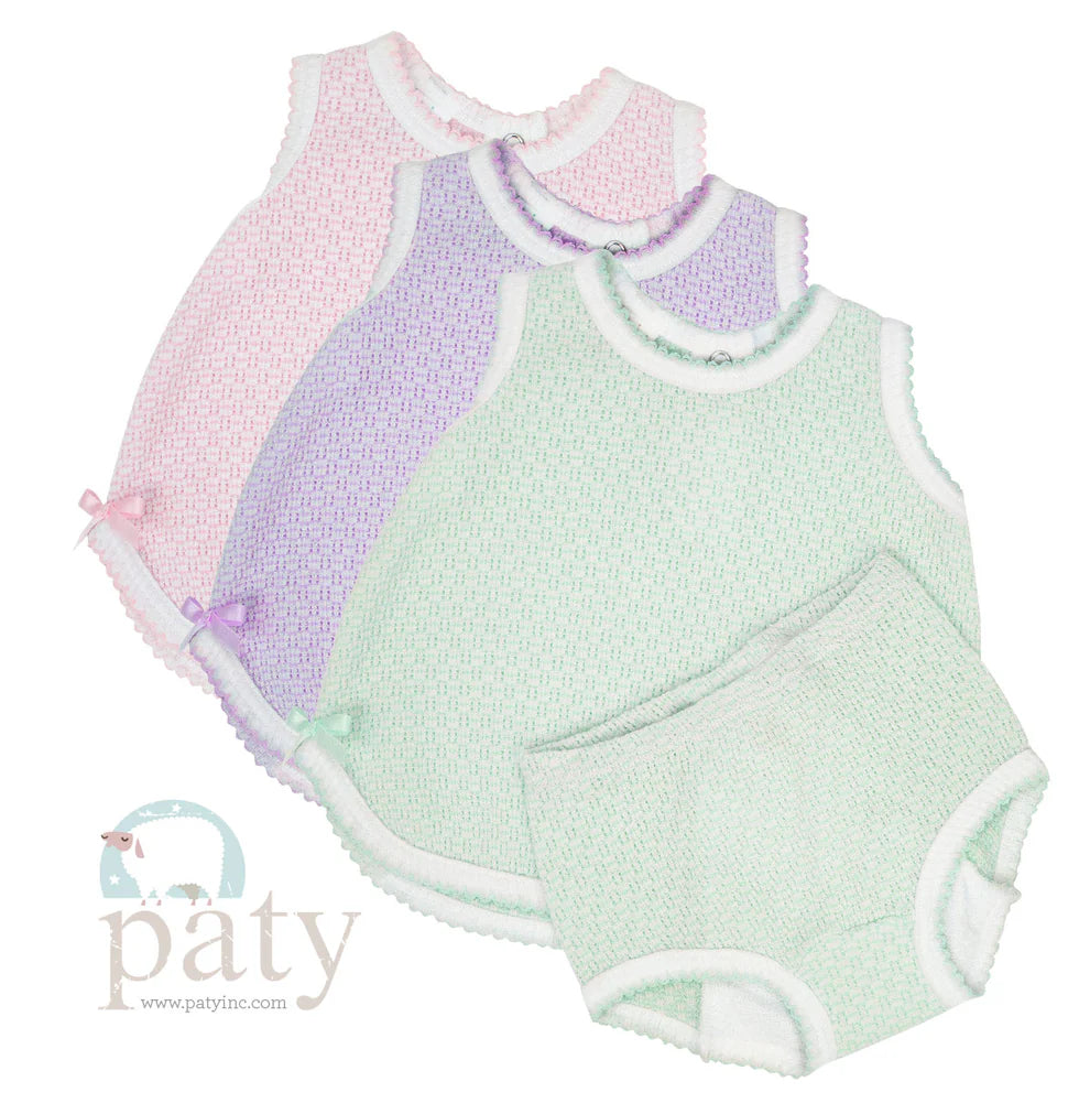 Paty Sleeveless Diaper Set