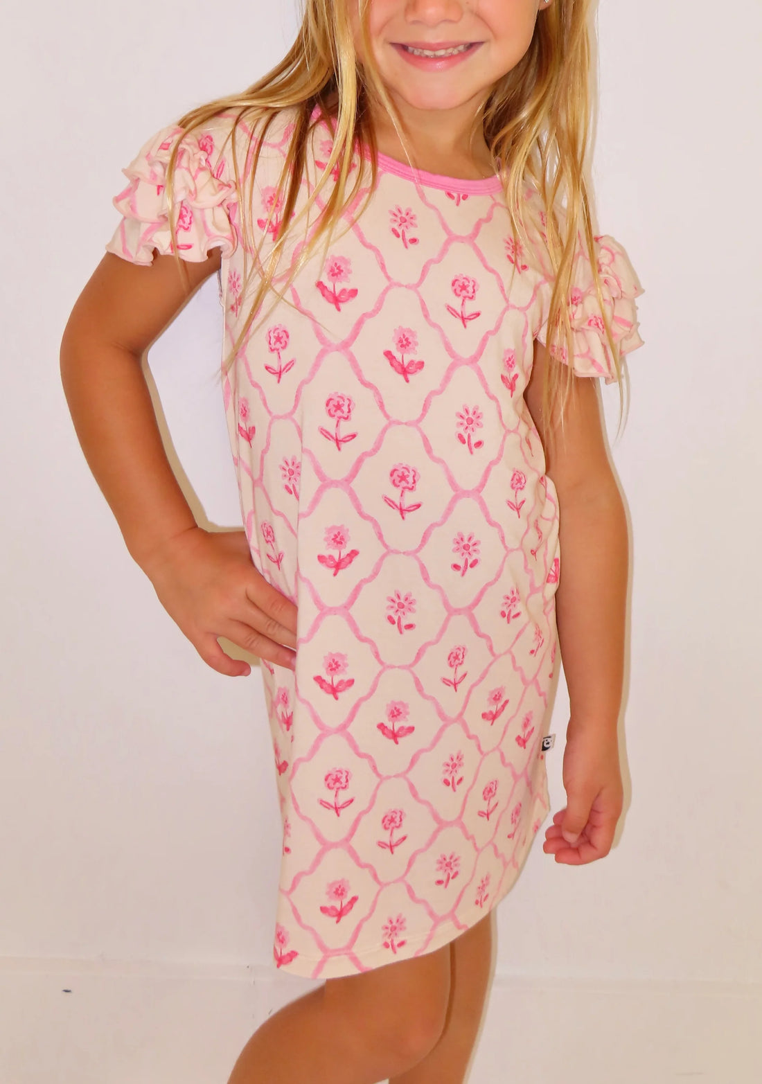Bamboo Nightgown: Blush &amp; Bloom