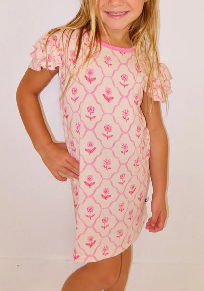 Bamboo Nightgown: Blush &amp; Bloom