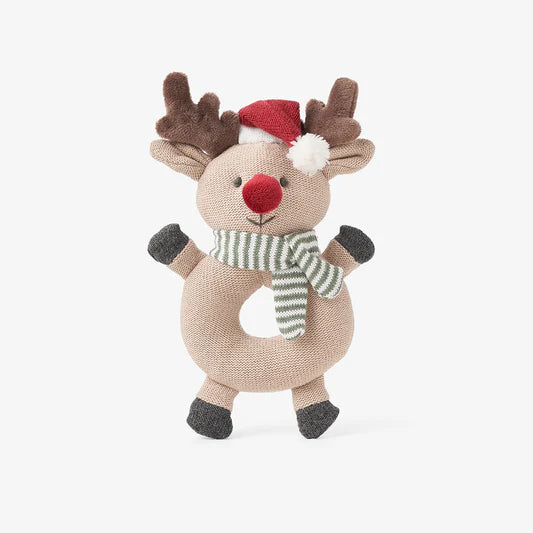 Elegant Baby Plush Christmas Rattles