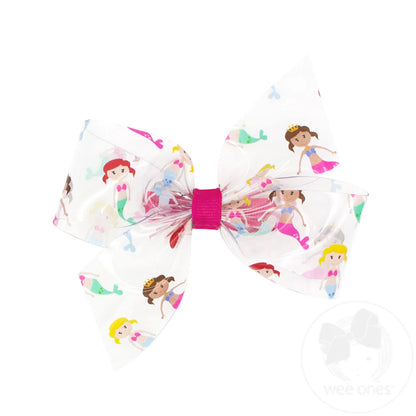 Wee Splash Printed 2-Loop Swim Bow: Mermaid