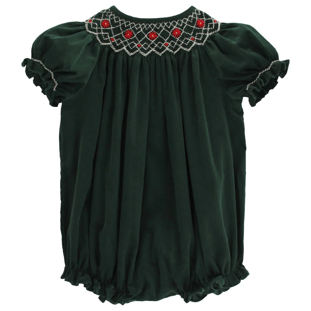 Forest Geometric Bishop Short Romper