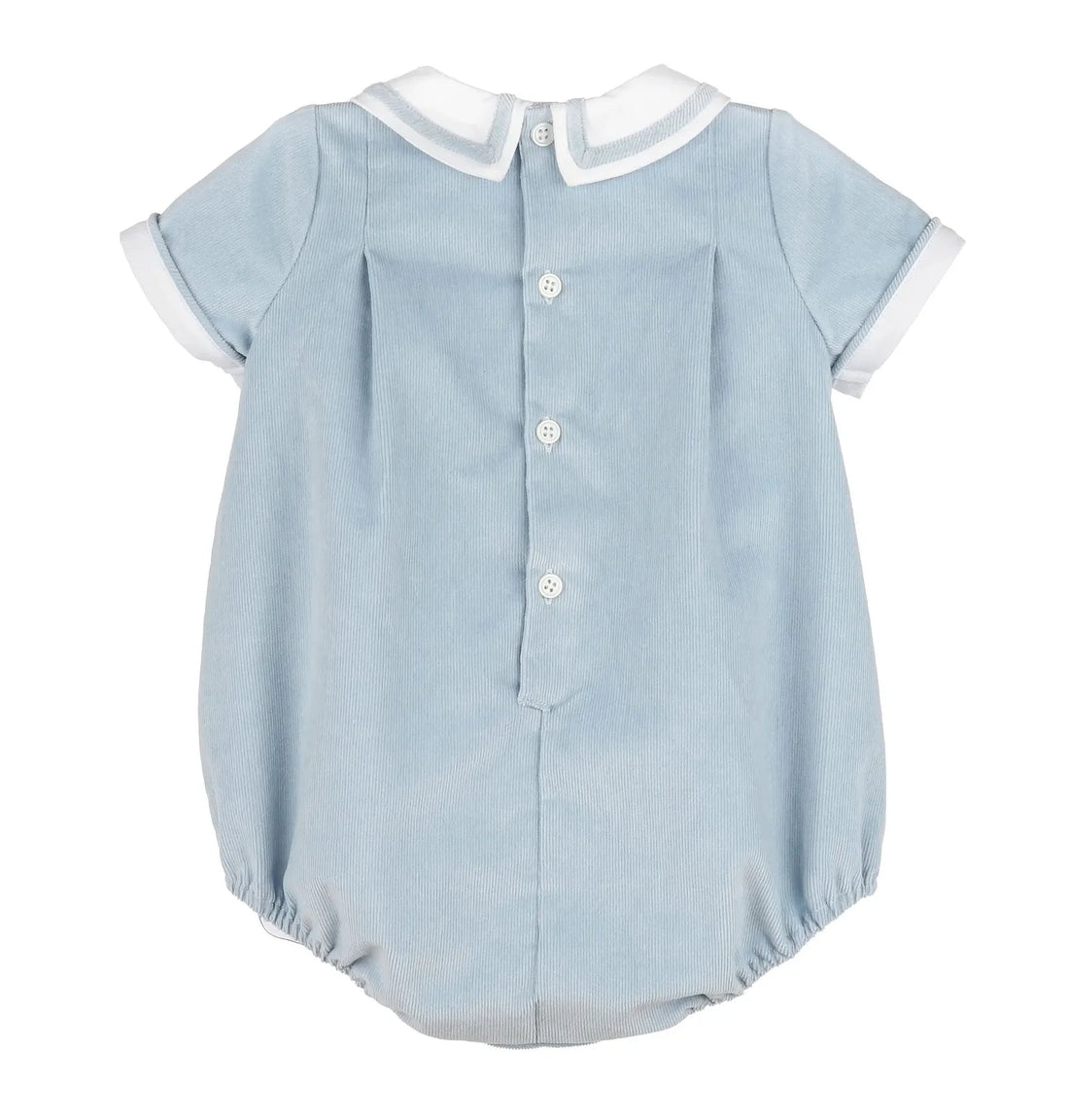 Vintage Cord Boy Bubble: Blue
