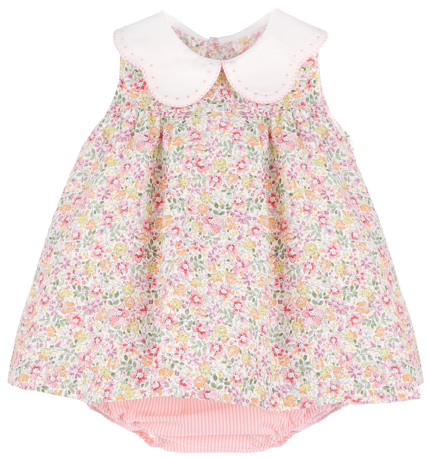 Bloomie Bunch Float Dress: Coral