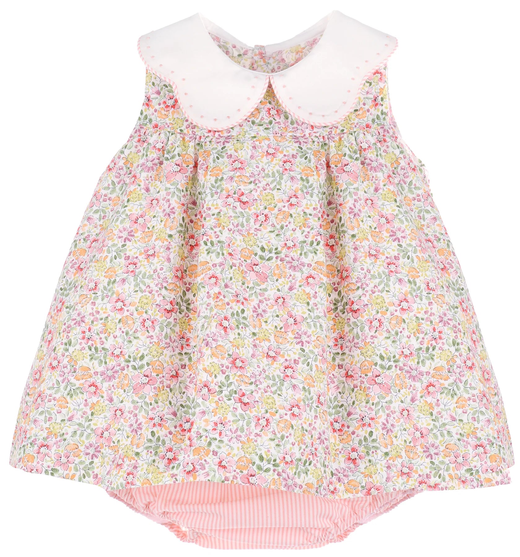 Bloomie Bunch Float Dress: Coral