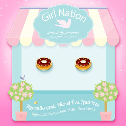 Yummy Donut Cutie Stud Earrings