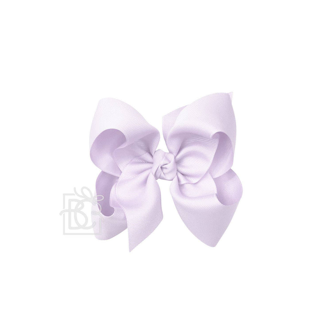 5.5&quot; Hairbow on Alligator Clip: Powder Orchid