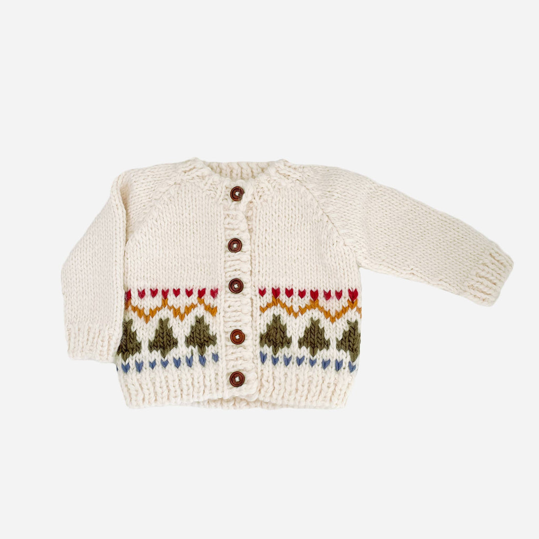 Tree Fair Isle CardiganChristmas Sweater