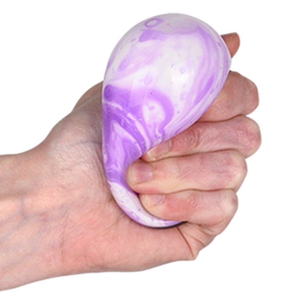 2.5" Squish And Stretch Marbleized Easter Egg