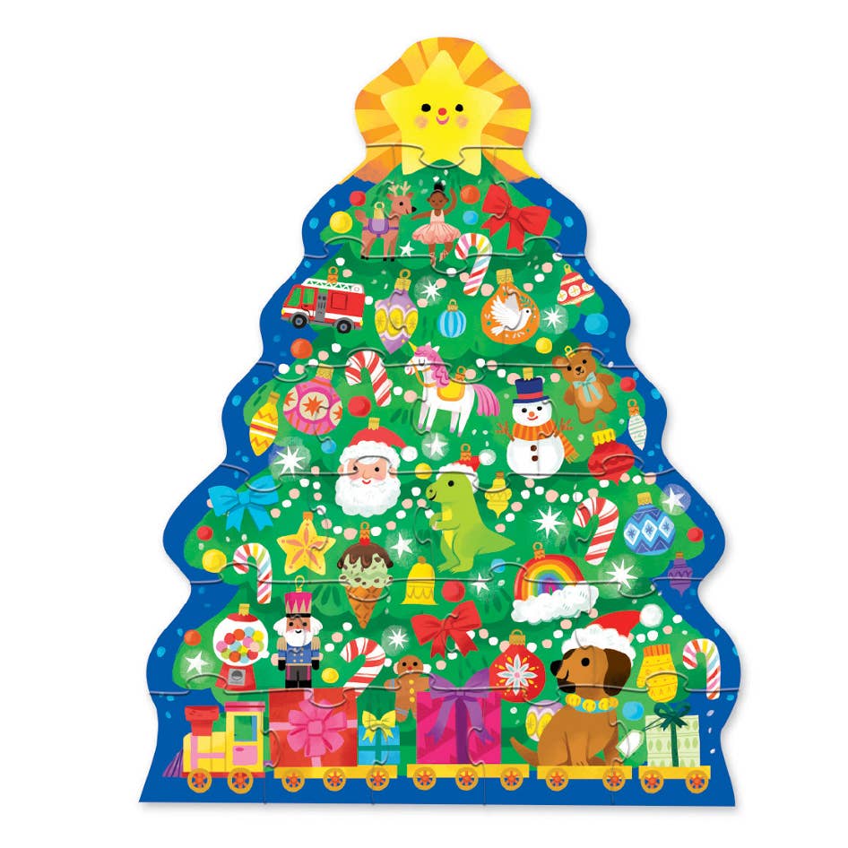 24-Piece Puzzle: Christmas Tree