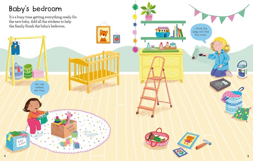 First Sticker Book: The New Baby