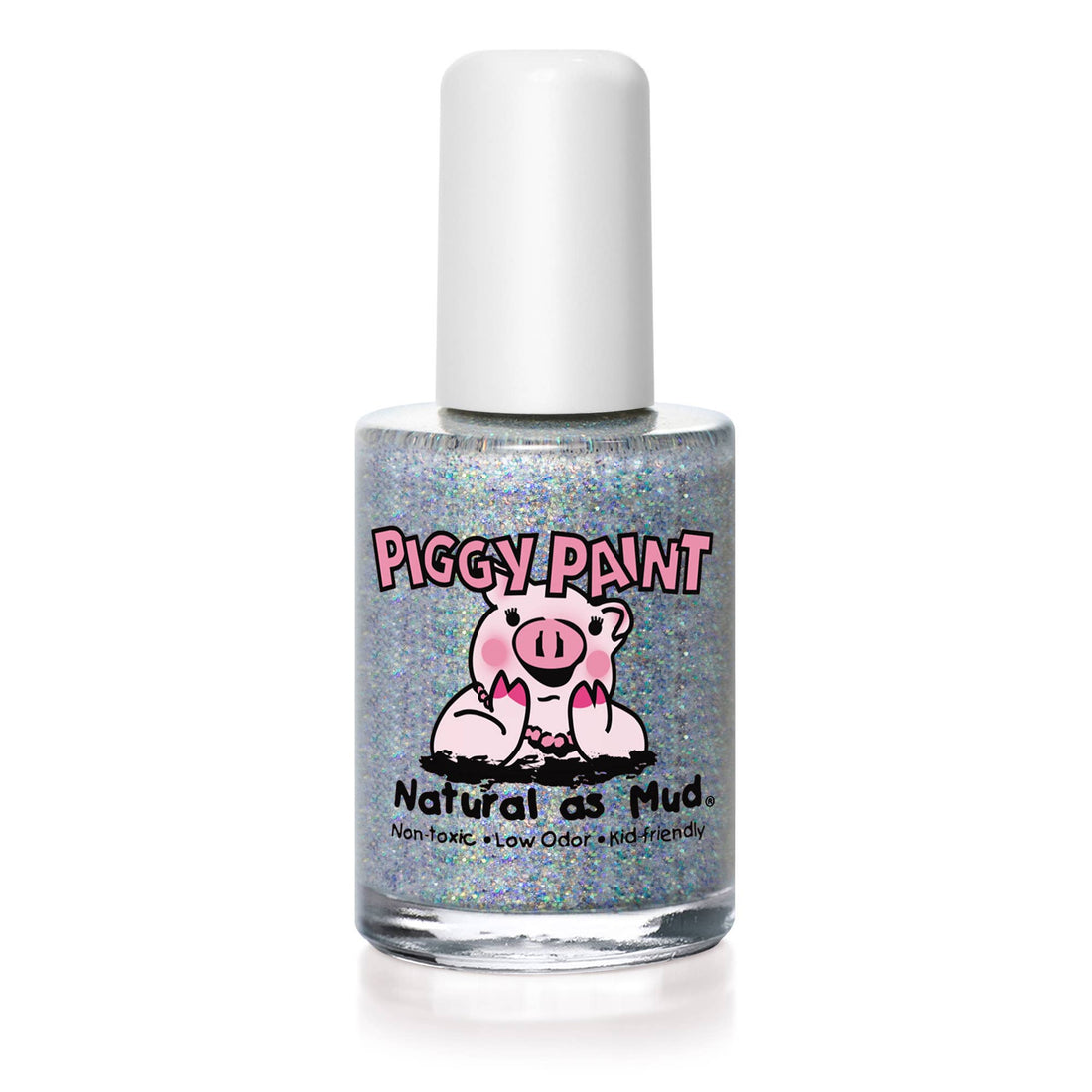 Piggy Paint Nail Polish: Glitterbug (Multi-Silver Glitter)