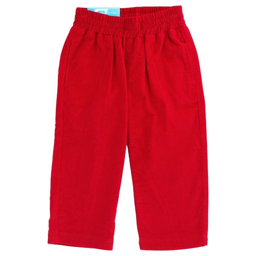 Bailey Boys Charlie Pull-On Pants: Red Corduroy