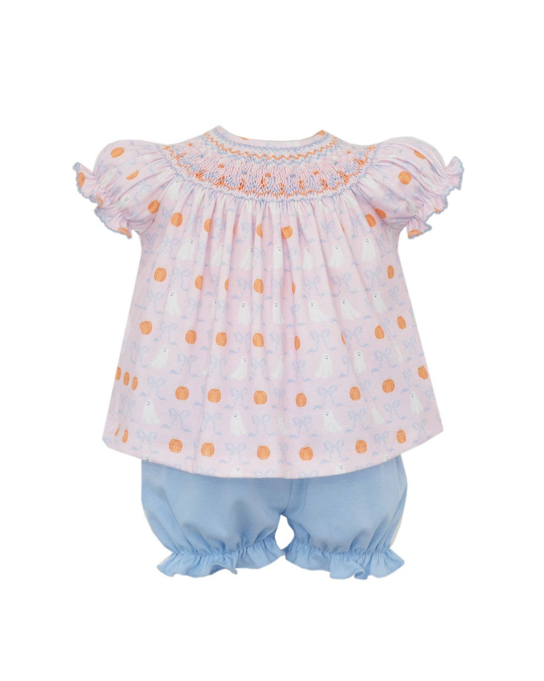 Ghost Print Knit Bloomer Set